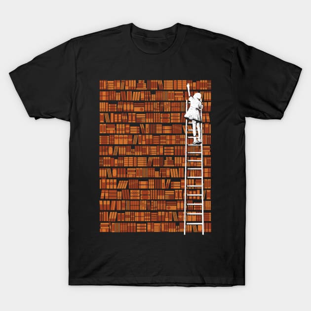 Library T-Shirt by chicorei
